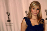 Kristen Bell poses for photographers at the 35th International Emmy Awards