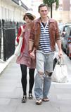 Keira Knightley - Candids Walking With Rupert Friend in London