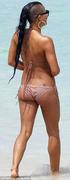 Cassie - wearing a bikini at a Miami beach 07/26/13