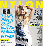 Nicole Richie behind scenes pics @ Nylon Magazine shoot