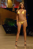 Miranda Kerr walks on the runway in bikini/underwear at the Gran Canaria Moda Calida in Las Palmas, Spain
